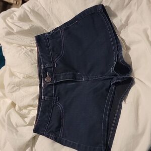 dark blue shorts ladies